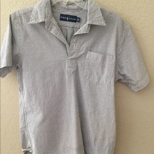 Short sleeve, Ralph Lauren shirt.